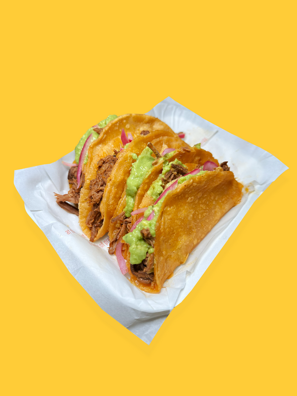 Chuck & Guac (3 Single Shell Tacos)